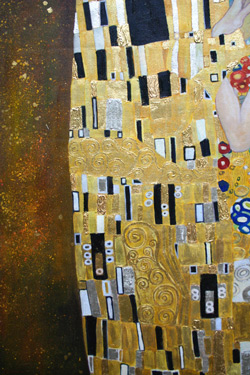 Gustav Klimt Der Kuss Ölgemälde